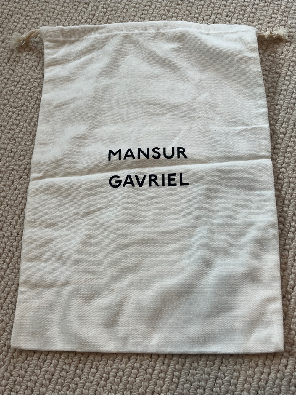 Mansur Gavriel dust bag for shores or bag